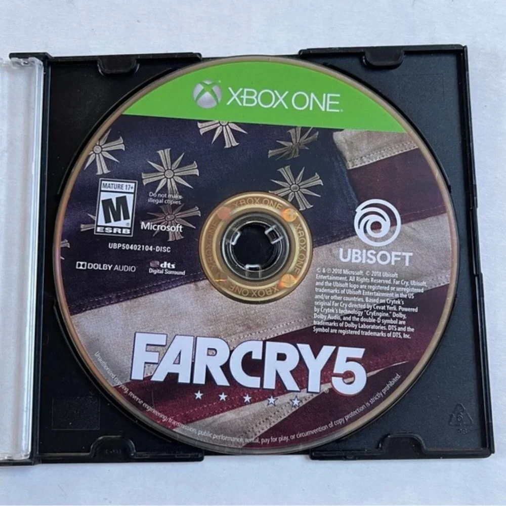 Far Cry 5 XBox One Microsoft UbiSoft M Mature ESRB Video Game